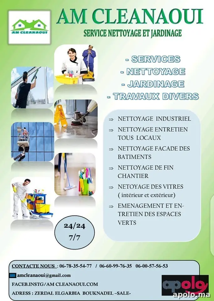 service nettoyage et jardinage