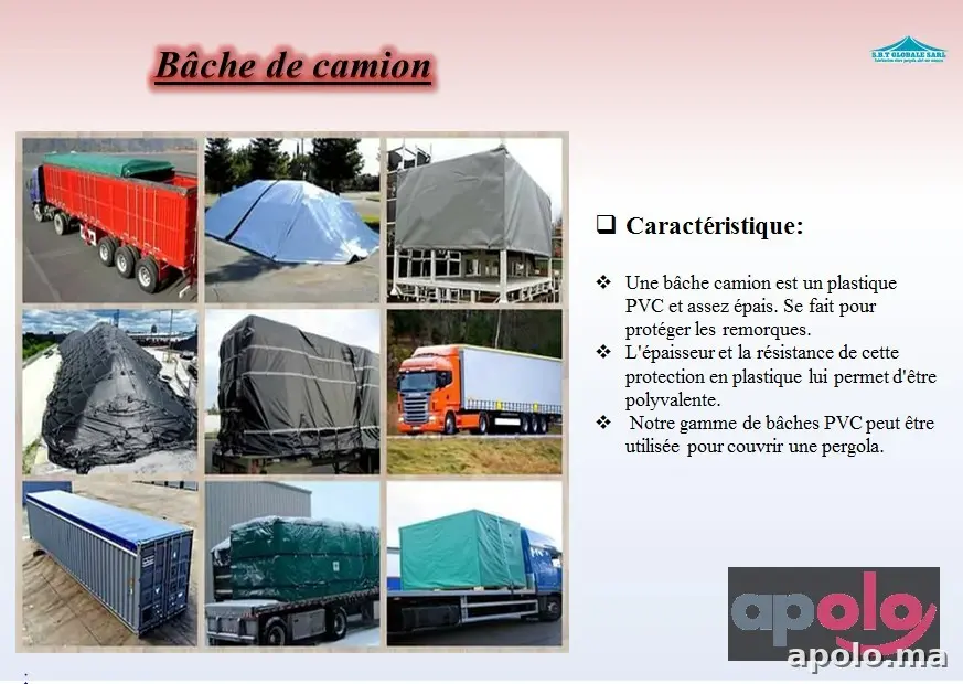 Bâche camion