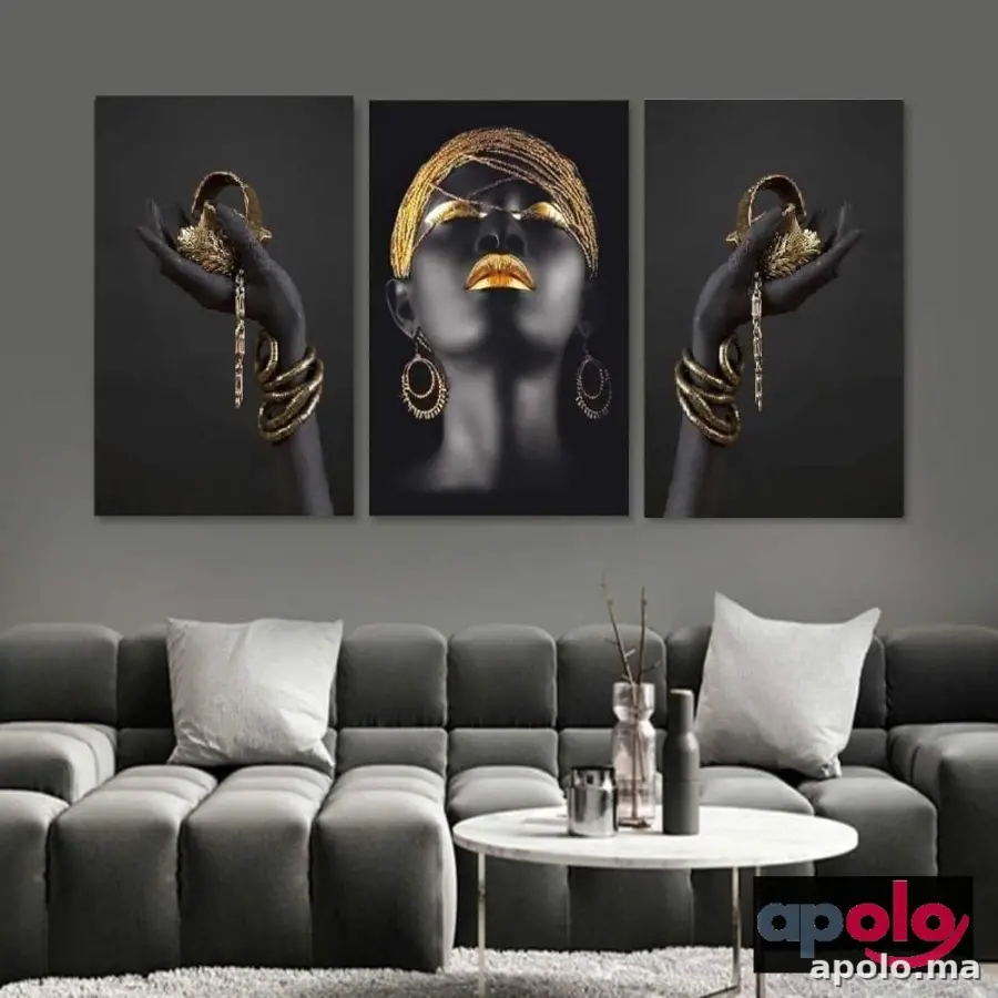 لوحات جدارية مطبوعة على الثوب 