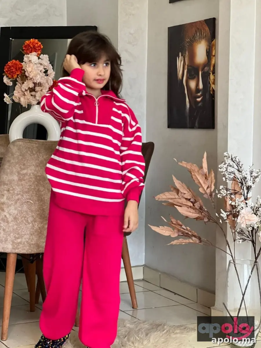 انسومبل 2 القطع للبنوتات 😍 مخدوم بالخيط  👇👇