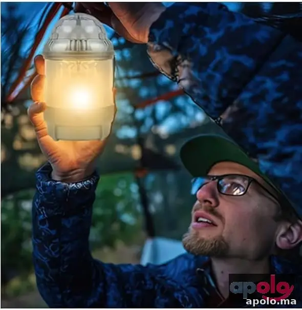 ✨🌟 هذا المصباح المتعدد الاستخدامات يوفر لك كل وسائل الإنارة التي تحتاجها داخل أو خارج المنزل. 🌟✨