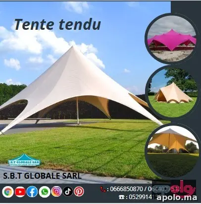 tente tendu Marrakech