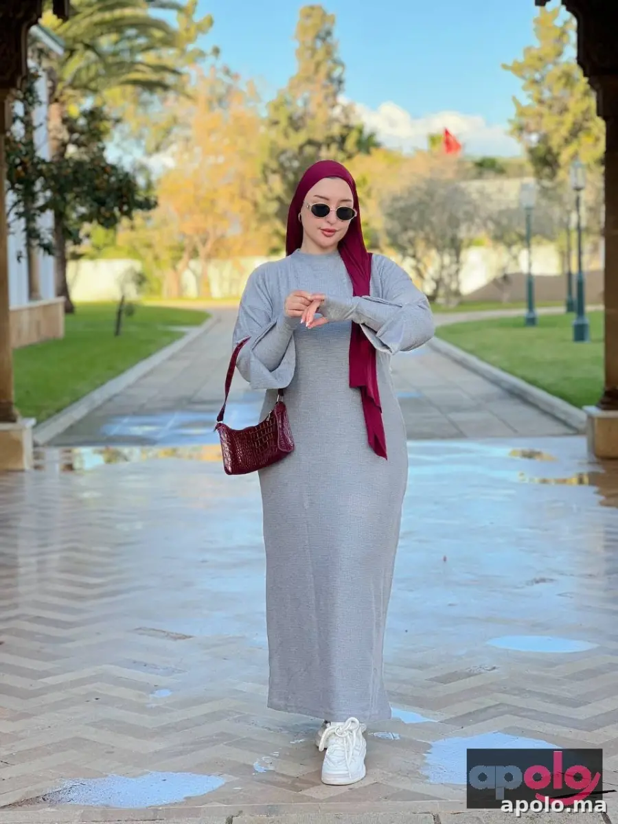 Robe tendance avec legant